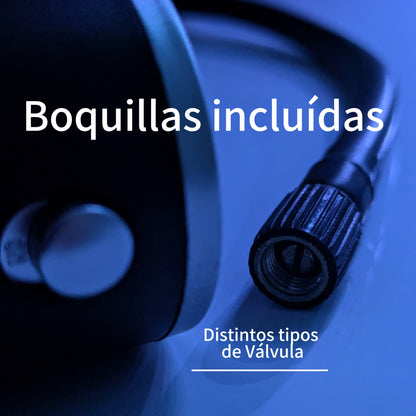Infla y verifica la presión en casa en pocos minutos.