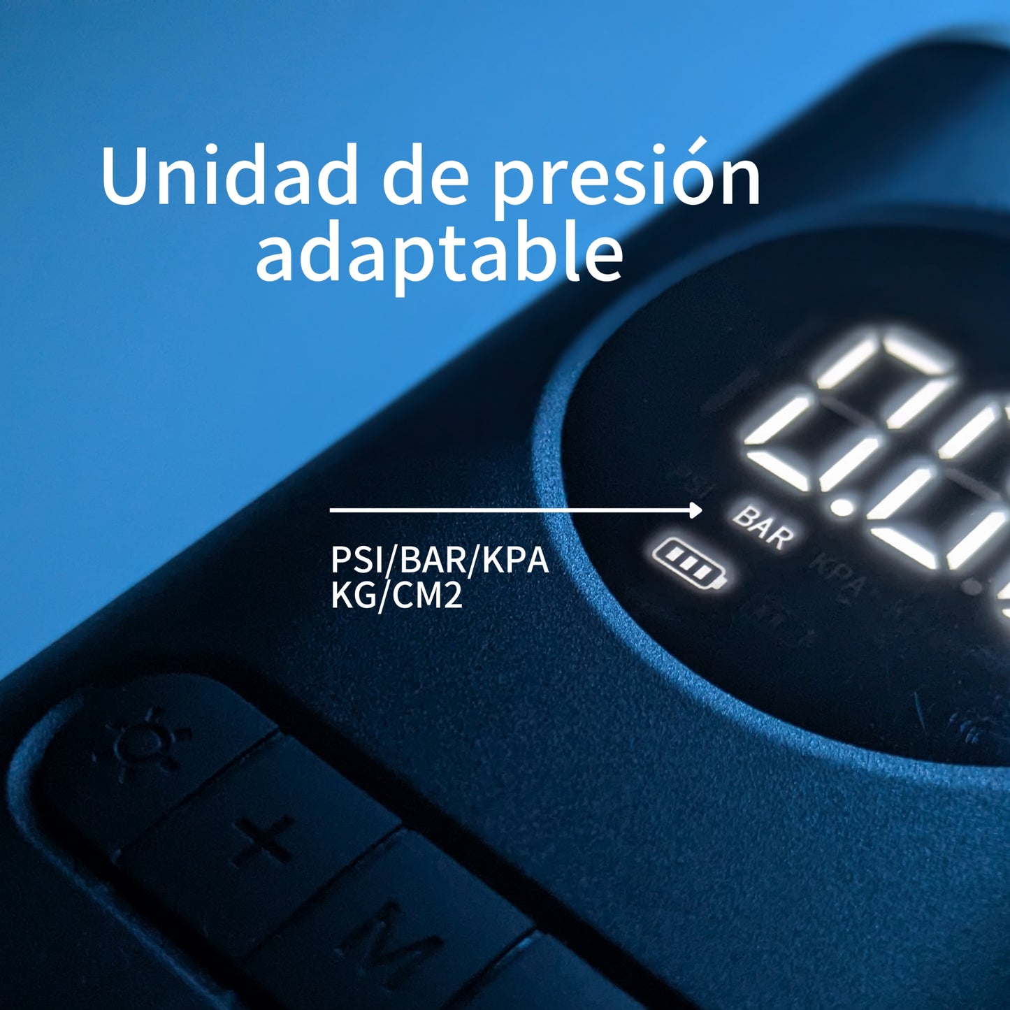 Infla y verifica la presión en casa en pocos minutos.